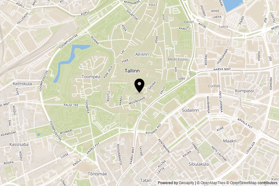 Map showing NaiChai Old Town